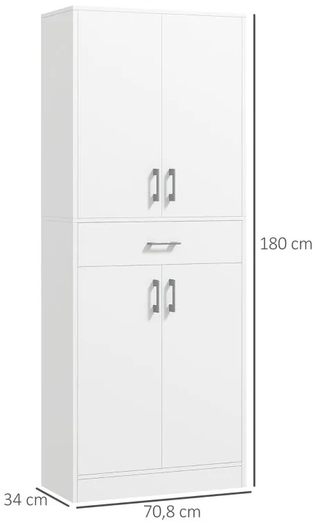 Armário Alto Kura de 180cm - Design Moderno