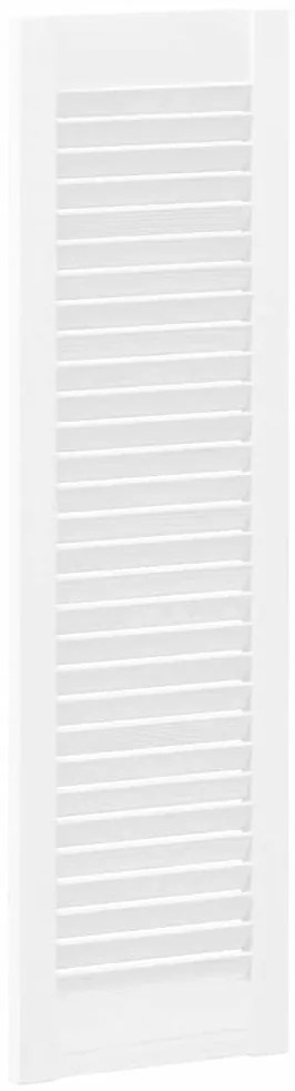 Porta de armário com design de persiana 99x29,5 cm branco