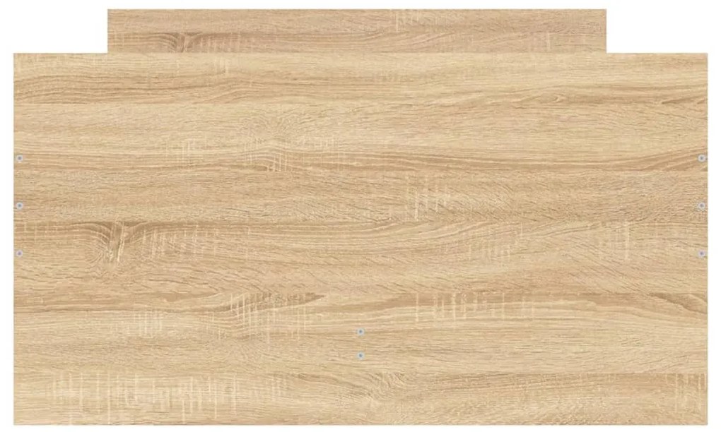 Estrutura de cama com gavetas 90x200 cm carvalho sonoma