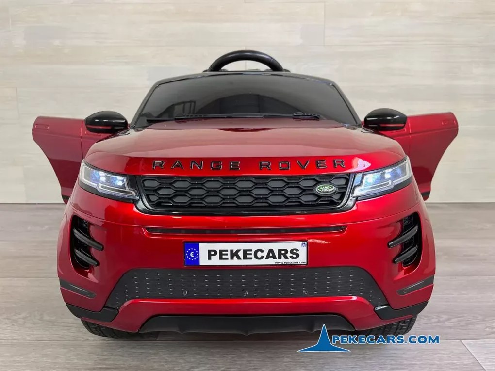 Carro elétrico para crianças Range Rover Evoque 12V 2.4G Vermelho Metalizado