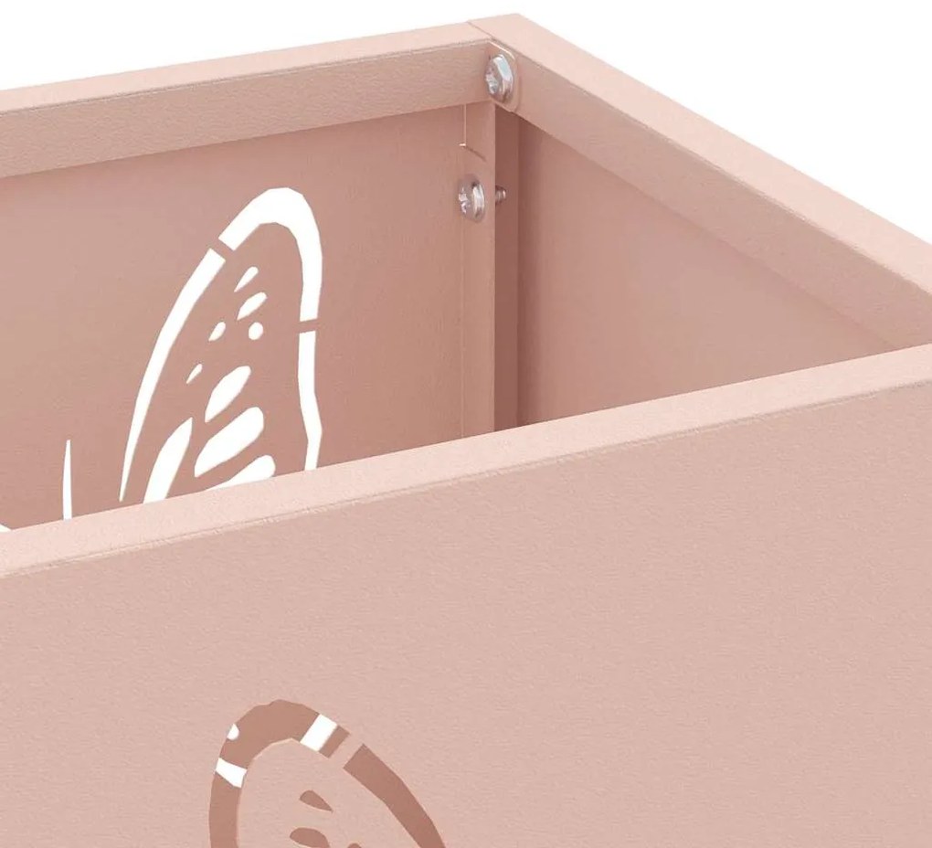 Suporte para Guarda-chuva Rosa Metal Padrão Inserções Decorativas