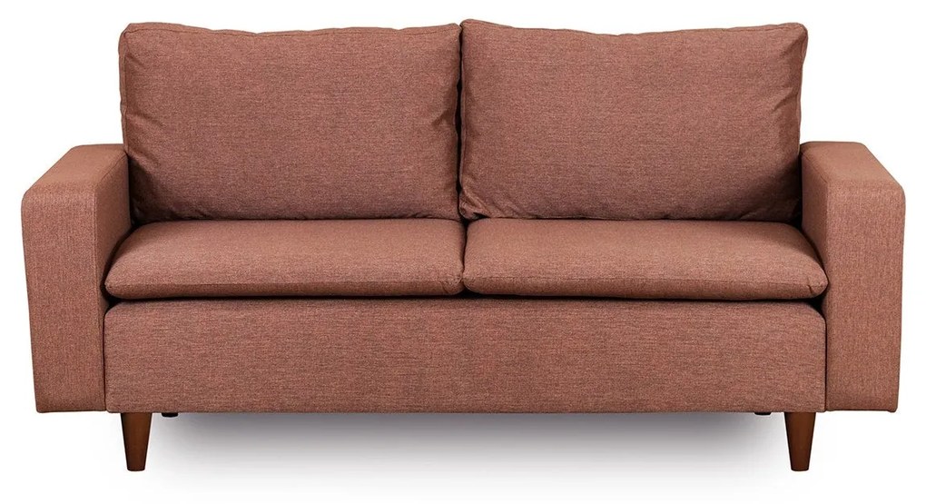 Sofá de 2 Lugares Pafu Lungo — Castanho - 180x52x75 cm - Design Modern