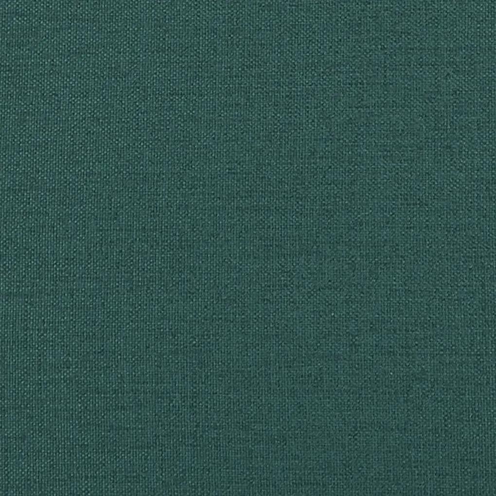 2 pcs conjunto de sofás tecido verde-escuro