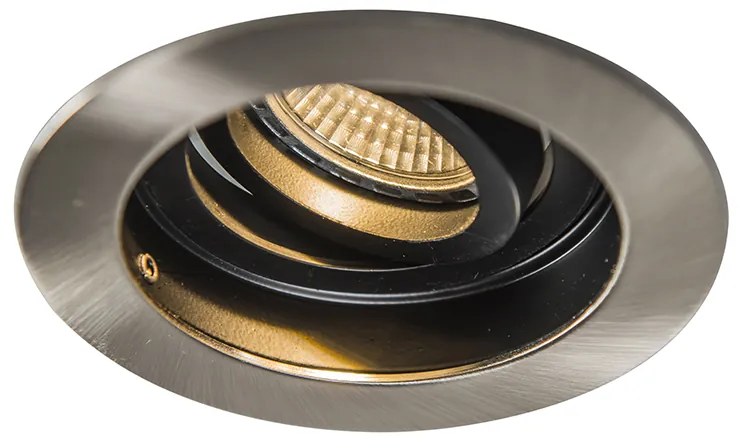 Foco embutido Rondoo Aço Conjunto de 5