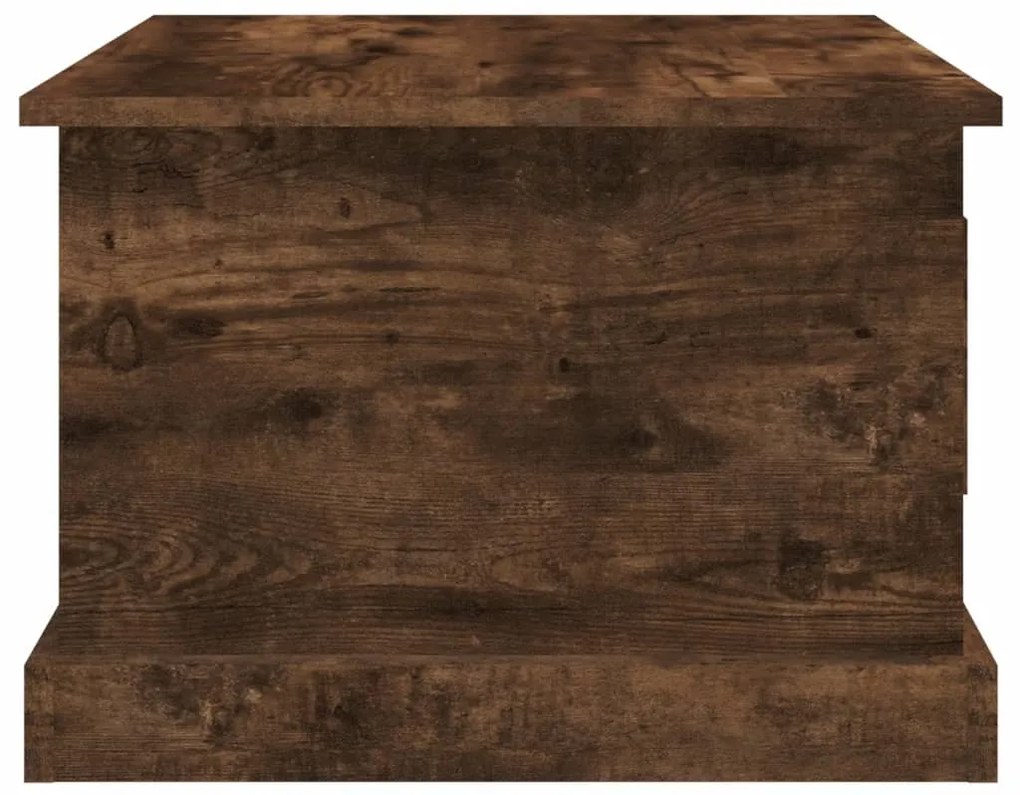 Mesa de centro 50x50x35 cm derivados de madeira carvalho fumado