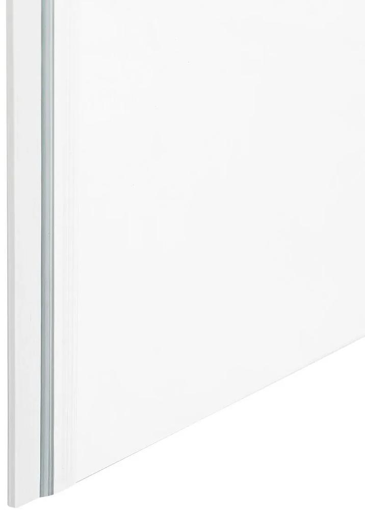 Cabine de duche em alumínio prateado e vidro temperado 80 x 80 x 185 cm DARLI Beliani