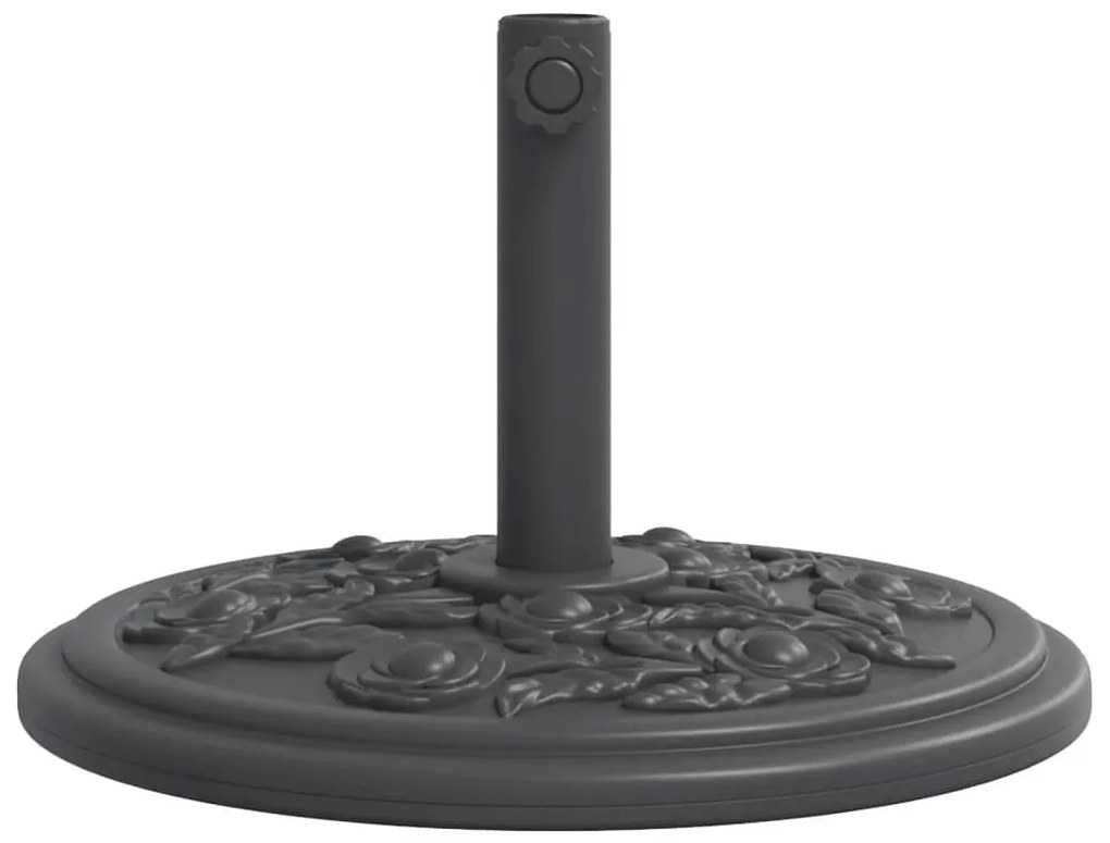 Base de guarda-sol para postes de Ø38/48 mm 12 kg redondo