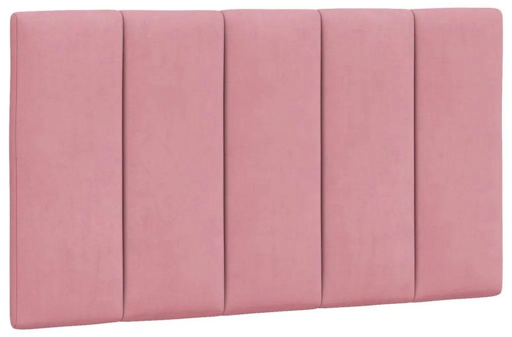 Cama com colchão 80x200 cm veludo rosa