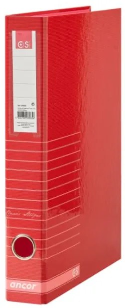 Pasta Arquivo Ancor Lombada Estreita Classico Vermelho Riscas 4002 Classic Stripes