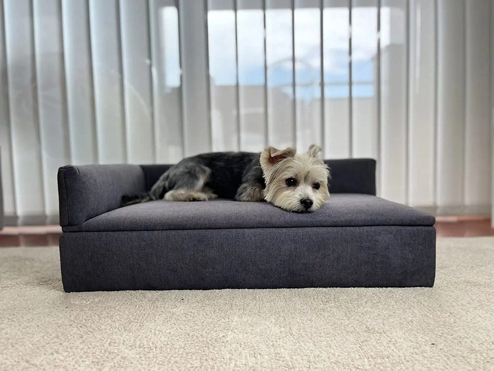 Sofá Cama DUQUE, 71x42x24cm, Sofá Cama para Cães Pequenos ou Médios - Sofá Cama para Animais de Estimação, Cães ou Gatos, Tecido Especial e Resistente