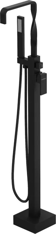 Mexen Avila torneira de banheira independente, preta - 75833-70