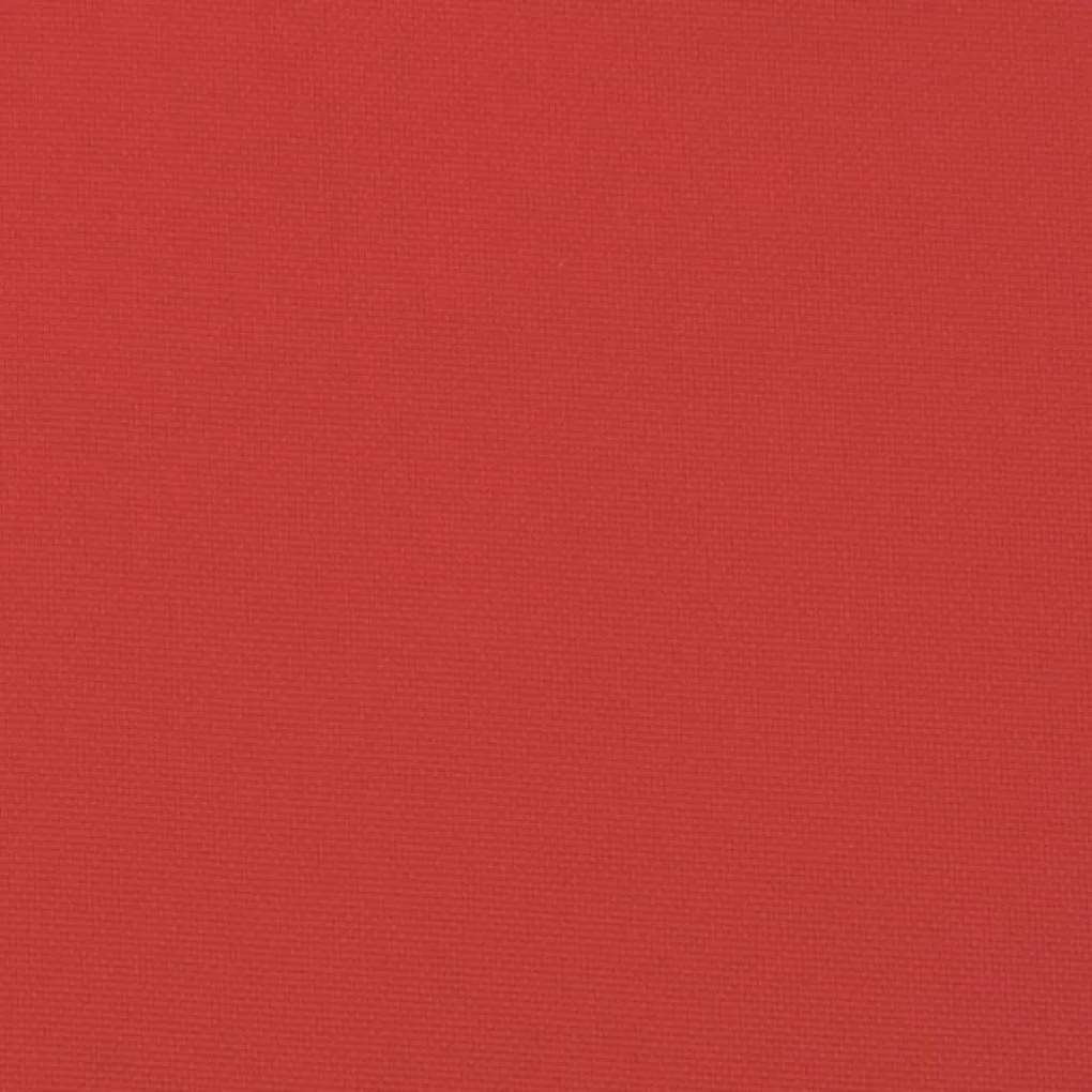 Almofadão para sofá de paletes 120x80x12 cm tecido vermelho