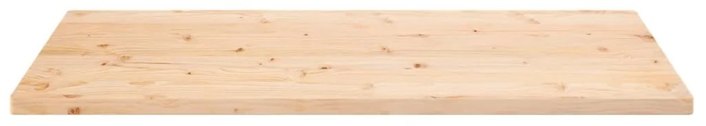 Tampo de mesa retangular 100x60x2,5 cm pinho maciço