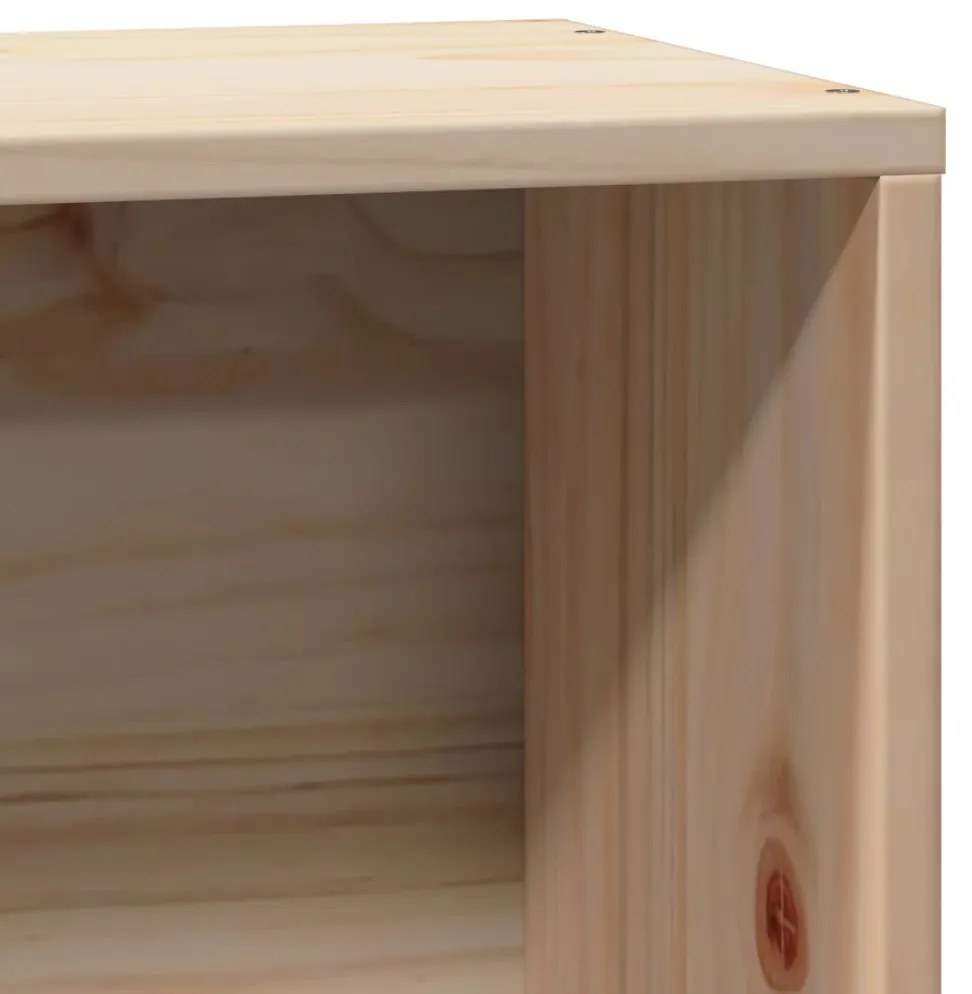 Cama sem colchão 75x190 cm madeira de pinho maciça