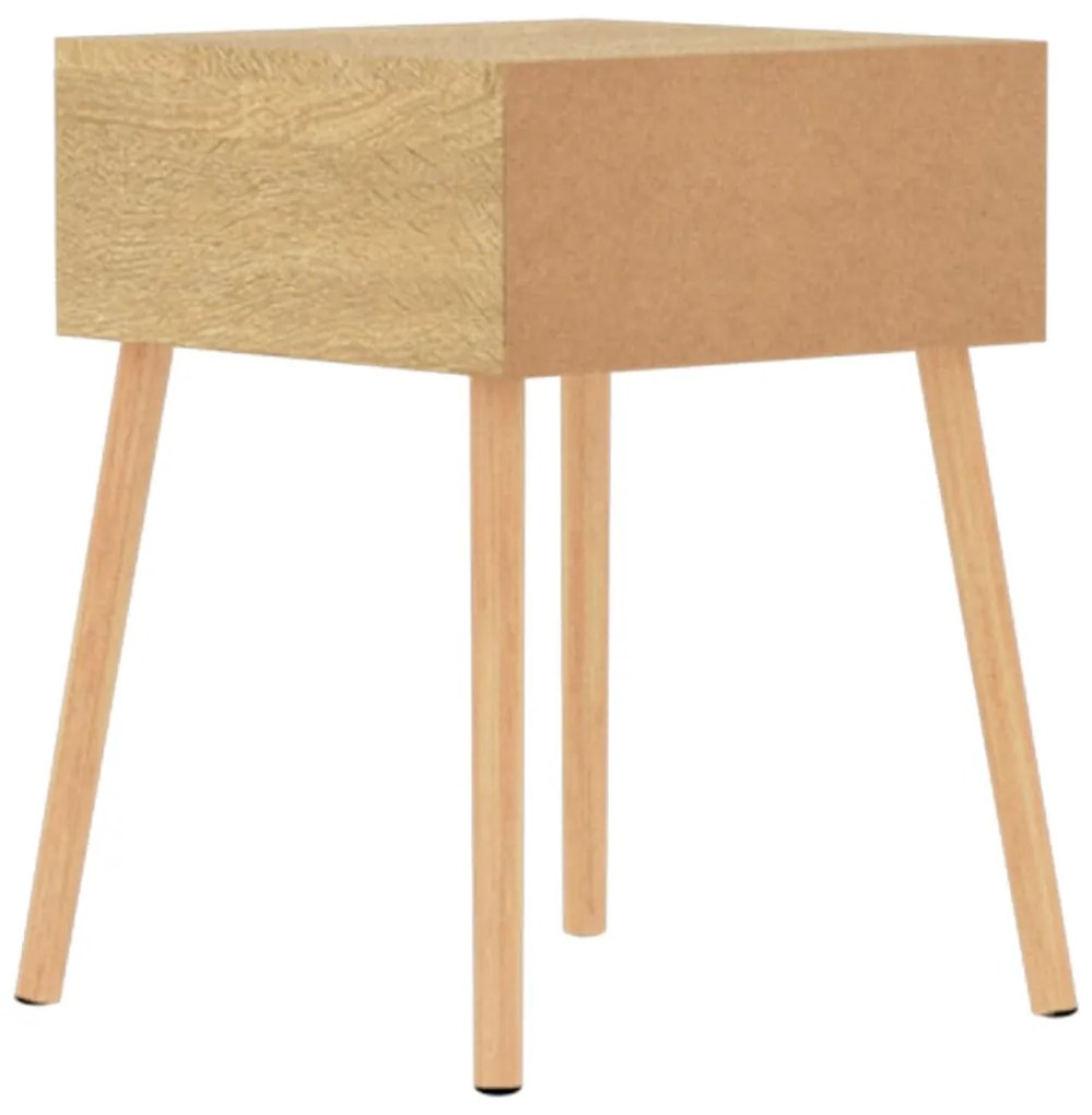 Mesa de cabeceira 40x40x56 cm derivados madeira carvalho sonoma