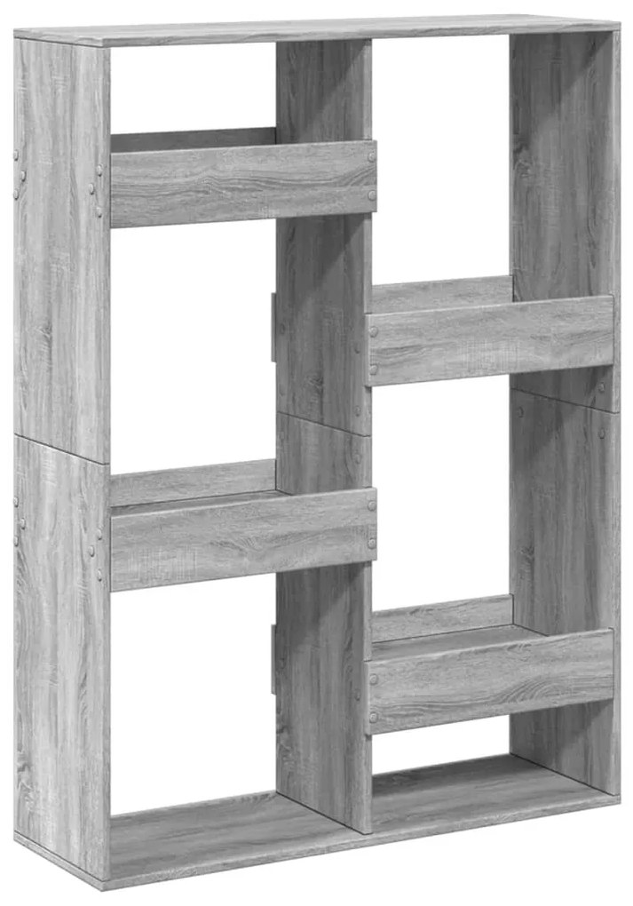 Divisória 100x33x135 cm derivados de madeira cinzento sonoma
