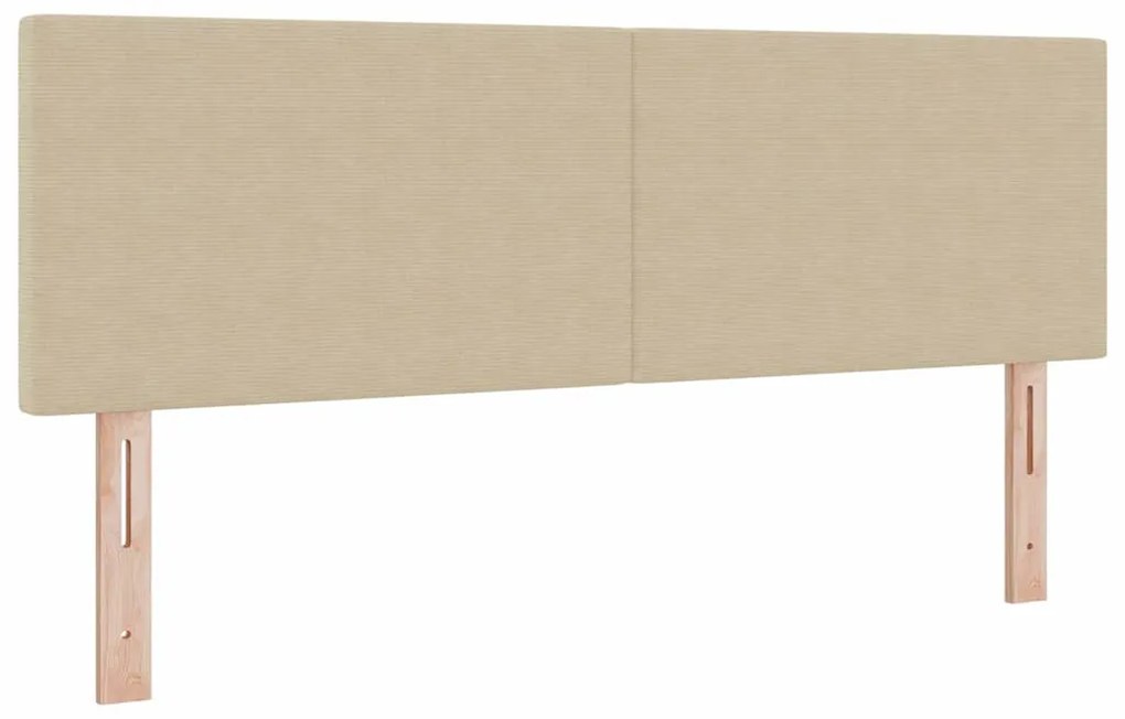 Cama Box com Colchão &amp; Luz LED Cinza Verde 140x200 cm Tecido de Veludo
