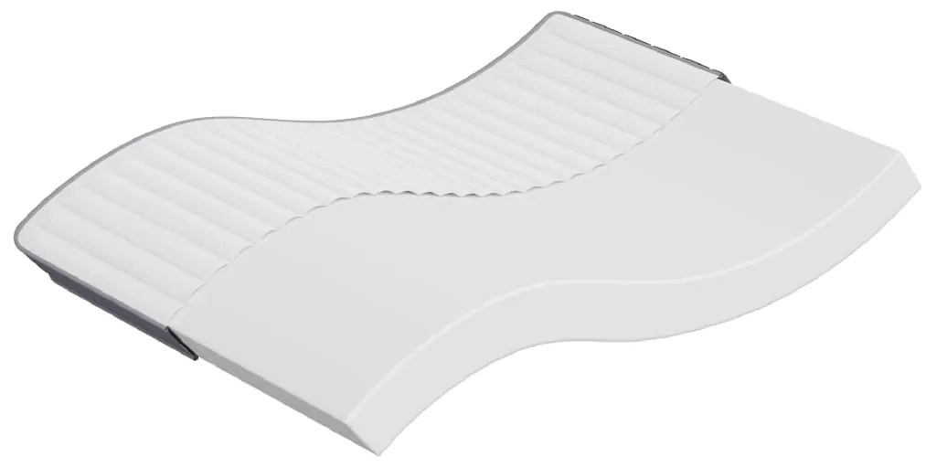 vidaXL Colchão de espuma médio suave 140x200 cm