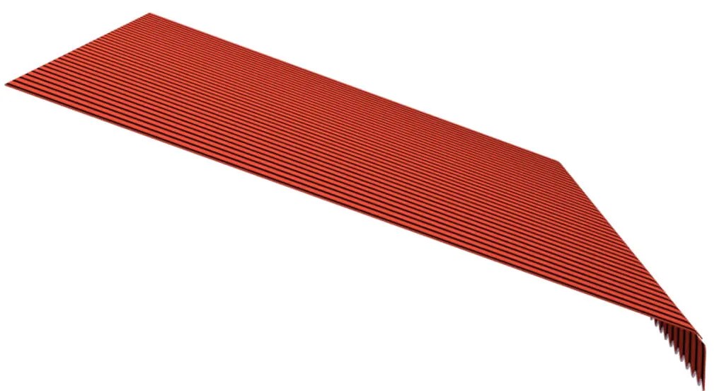 Lona para toldo 500x300 cm laranja e castanho