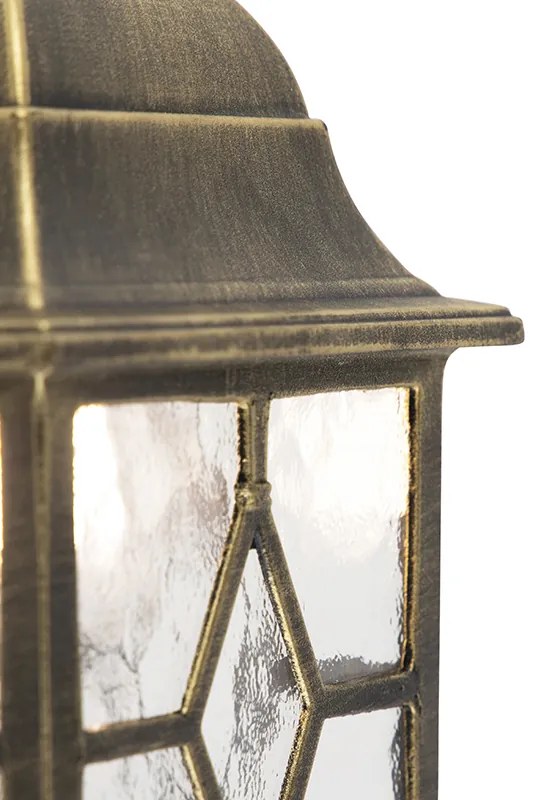 Candeeiro de parede exterior romântico bronze - London