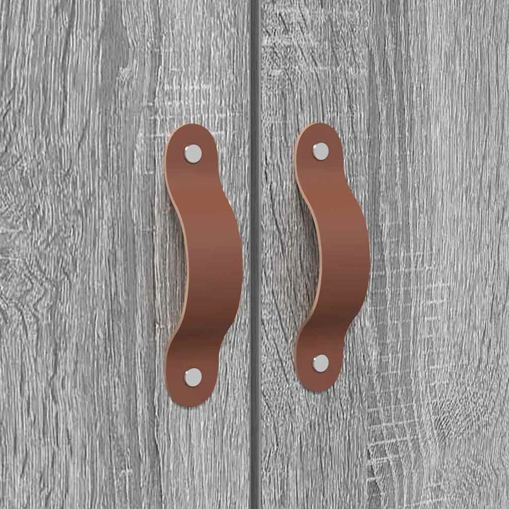 Camas de Armazenamento Cinza Sonoma 120x190 cm