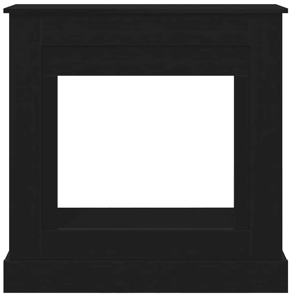 Cornija lareira 90x30x90 cm derivados de madeira carvalho preto