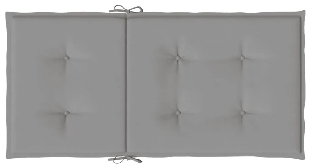 Almofadões lombares p/ cadeiras de jardim 4pcs oxford cinza