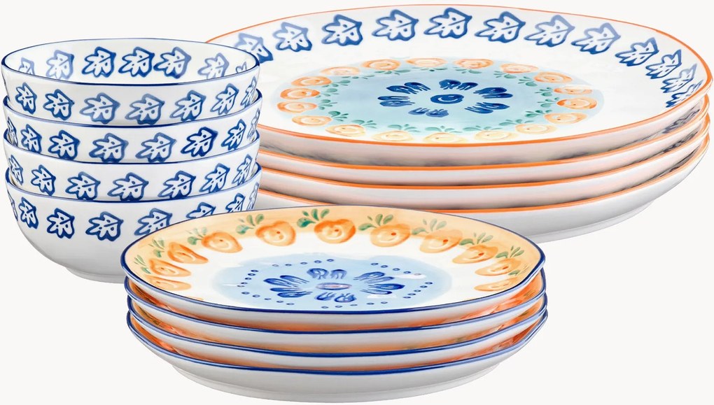 Conjunto de loiça Napoli, conjunto de 12