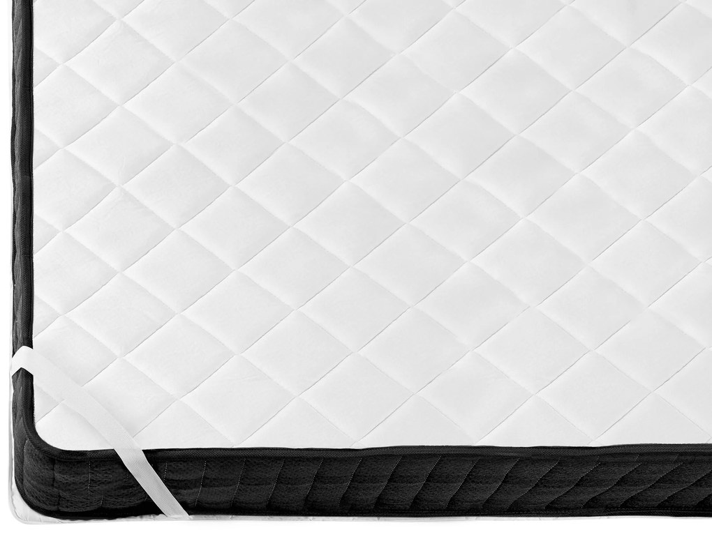 Sobre-colchão em microfibra branca 160 x 200 cm AIZKORRI Beliani