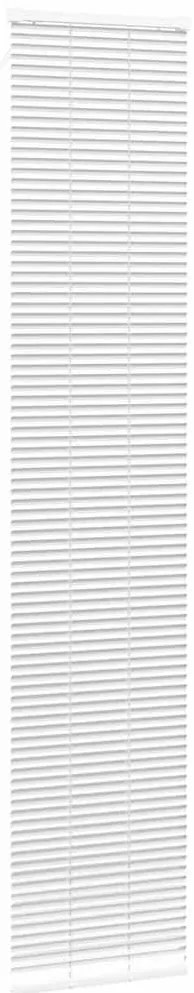 Persiana de Janela com cortinas Outros Manual Branco 40 x 220 cm Alumí