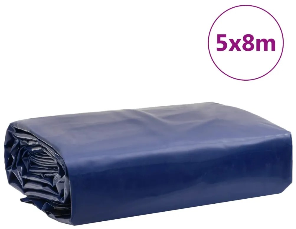 Lona 5x8 m 650 g/m² azul