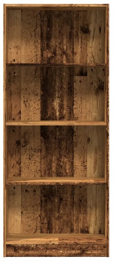Estante 60x24x143 cm derivados de madeira madeira velha