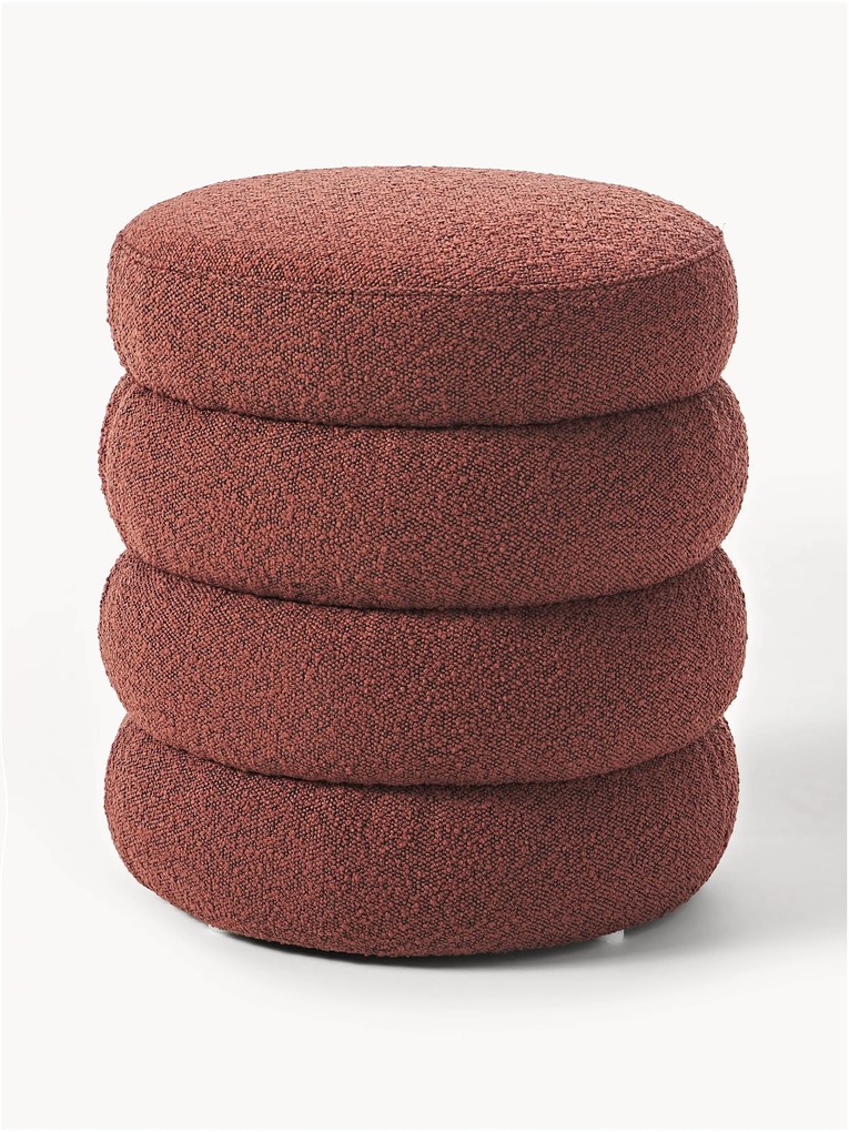 Bouclé Upholstered Stool Alto