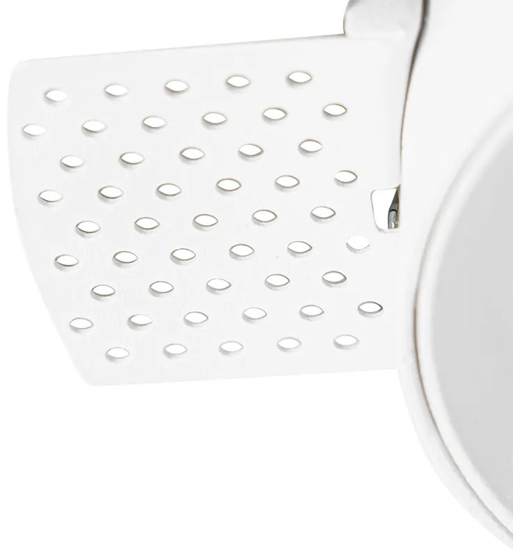 Foco embutido moderno branco GU10 redondo sem moldura - Oneon Honey Moderno