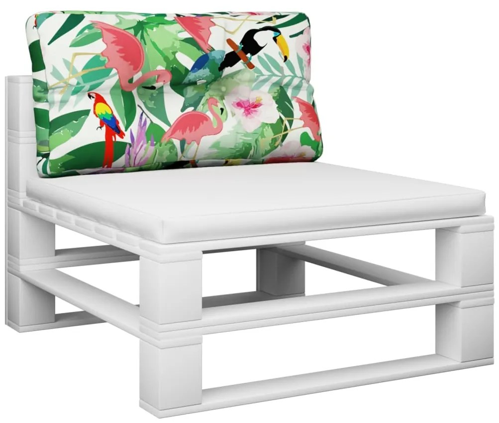 Almofadão para sofá de paletes 70x40x12 cm tecido multicolorido