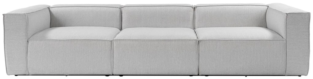 Sofá de 3 Lugares Fora – Cinzento Claro – 296 cm