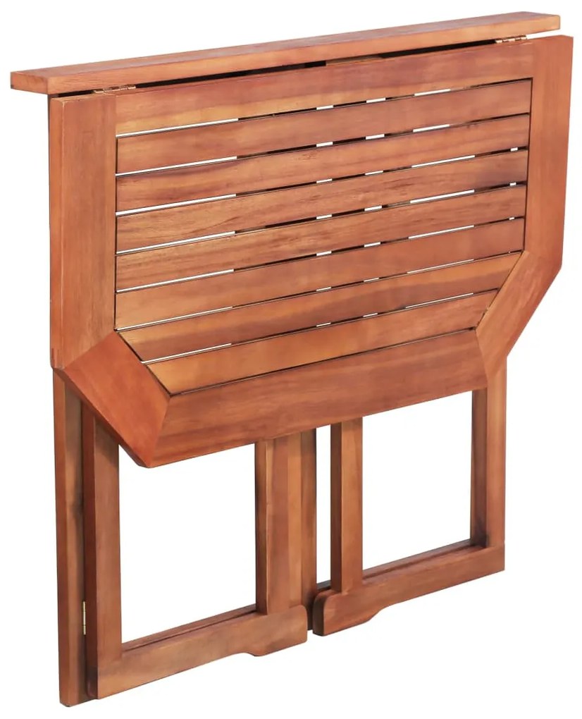 2 pcs conjunto bistrô em madeira de acácia maciça