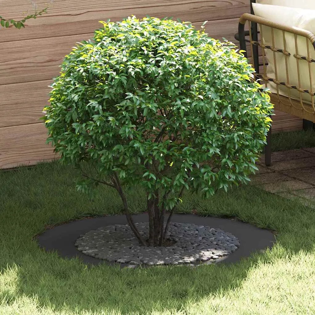vidaXL Plantadeira de Plástico Preta Plástico Grande