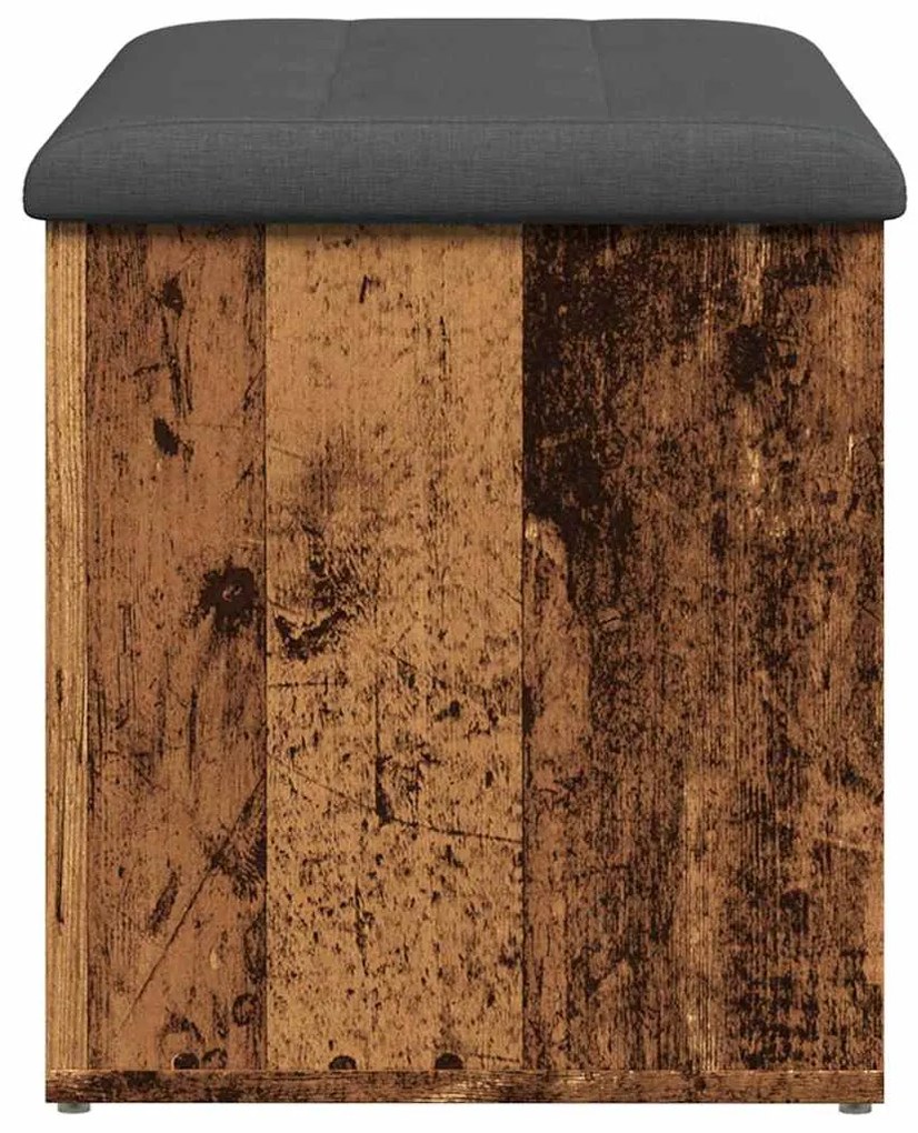 Banco de arrumação 82x42x45 cm derivados madeira madeira velha