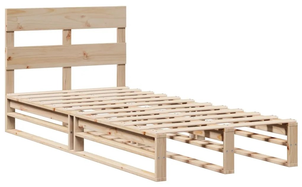 Cama sem colchão 90x200 cm madeira de pinho maciça