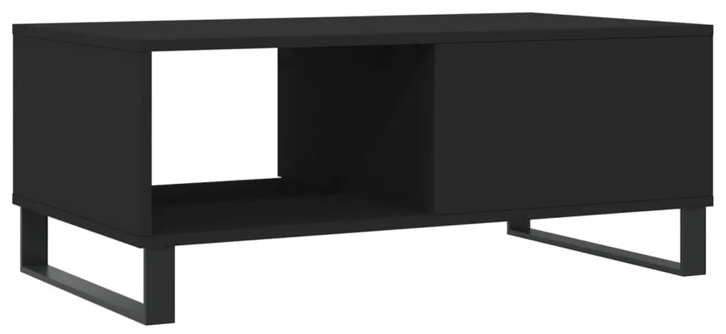 Mesa de centro 90x50x36,5 cm derivados de madeira preto