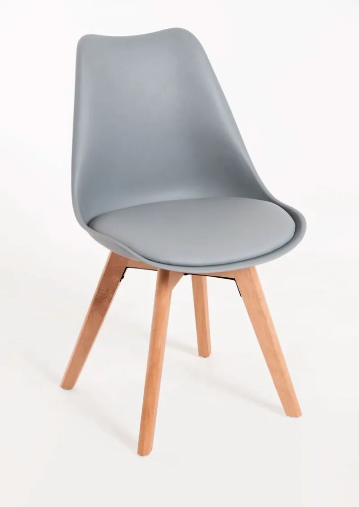 Pack 6 Cadeiras Synk Basic - Cinza claro