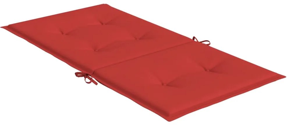 Almofadões lombares p/ cadeiras de jardim 4pcs oxford vermelho