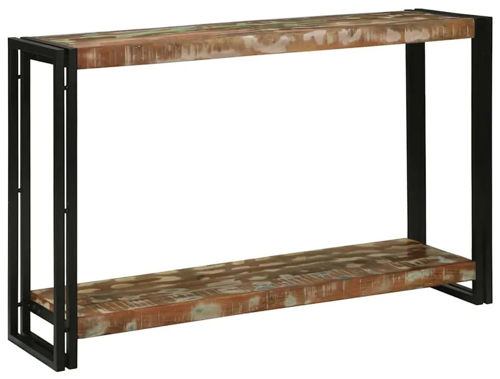 vidaXL Aparador Multicolor 120 x 33 x 75 cm Madeira recuperada maciça