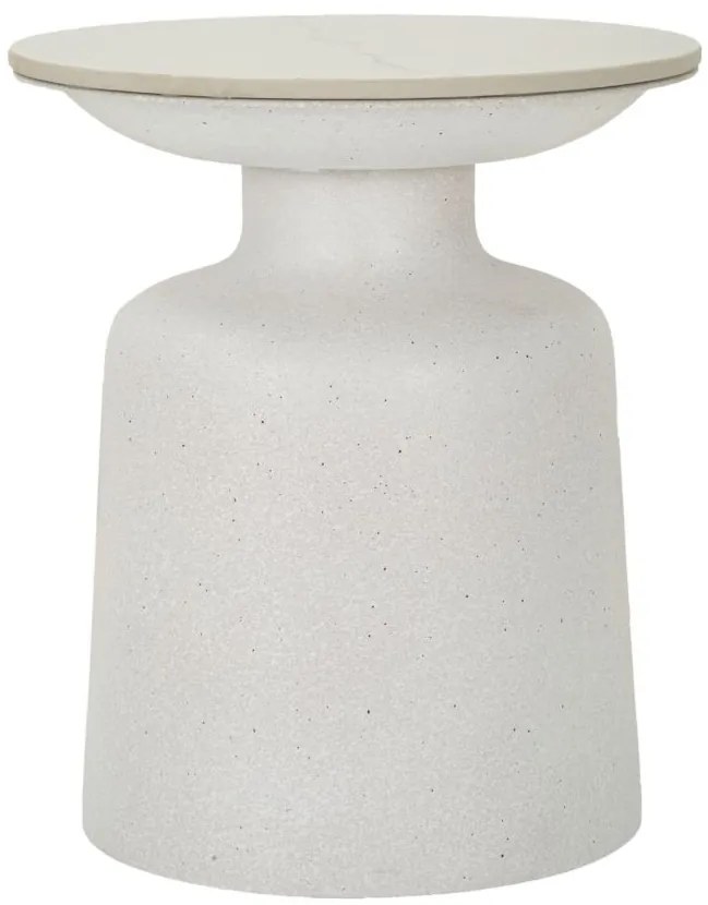 MESA FUSH BRANCA Ø 40X47 CM