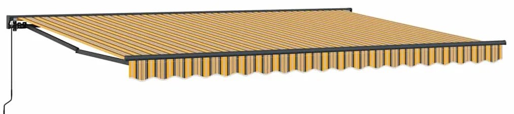 Toldo Retrátil Manual Azul Marinho 450x300 cm