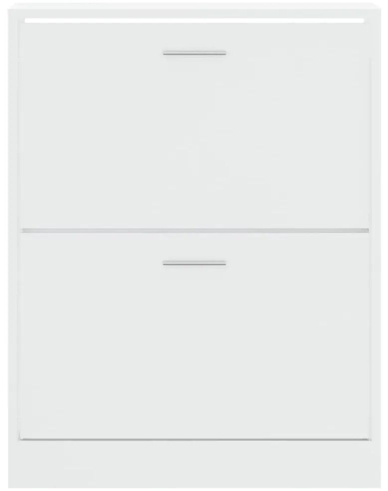 Sapateira 63x24x81 cm derivados de madeira branco brilhante