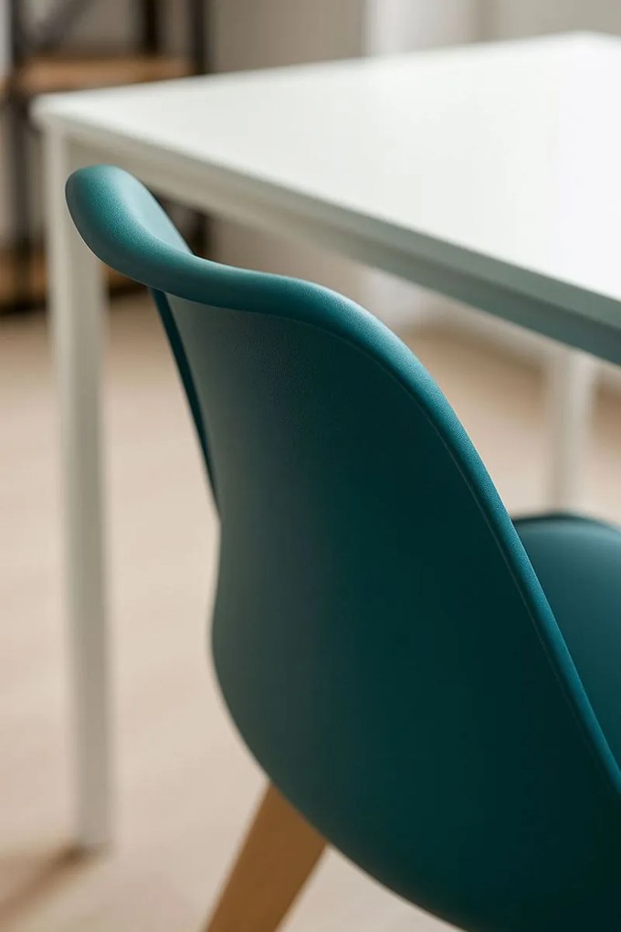 Pack 4 Cadeiras Synk Basic - Verde-azulado