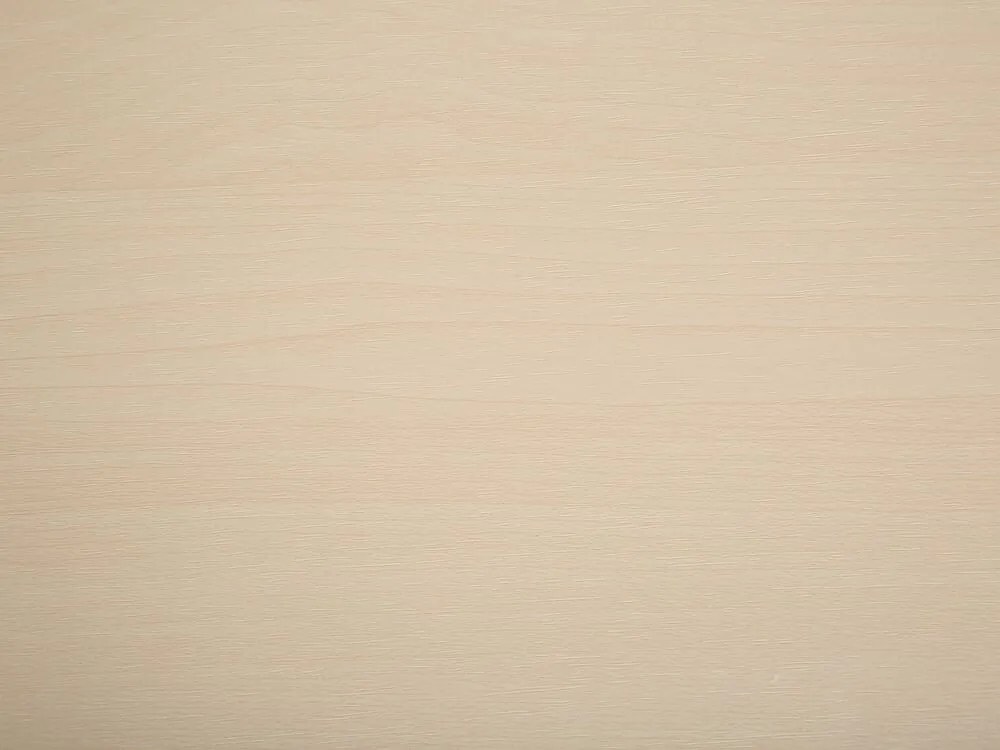 Secretária branca e castanha clara com 3 gavetas 130 x 60 cm CARACAS Beliani