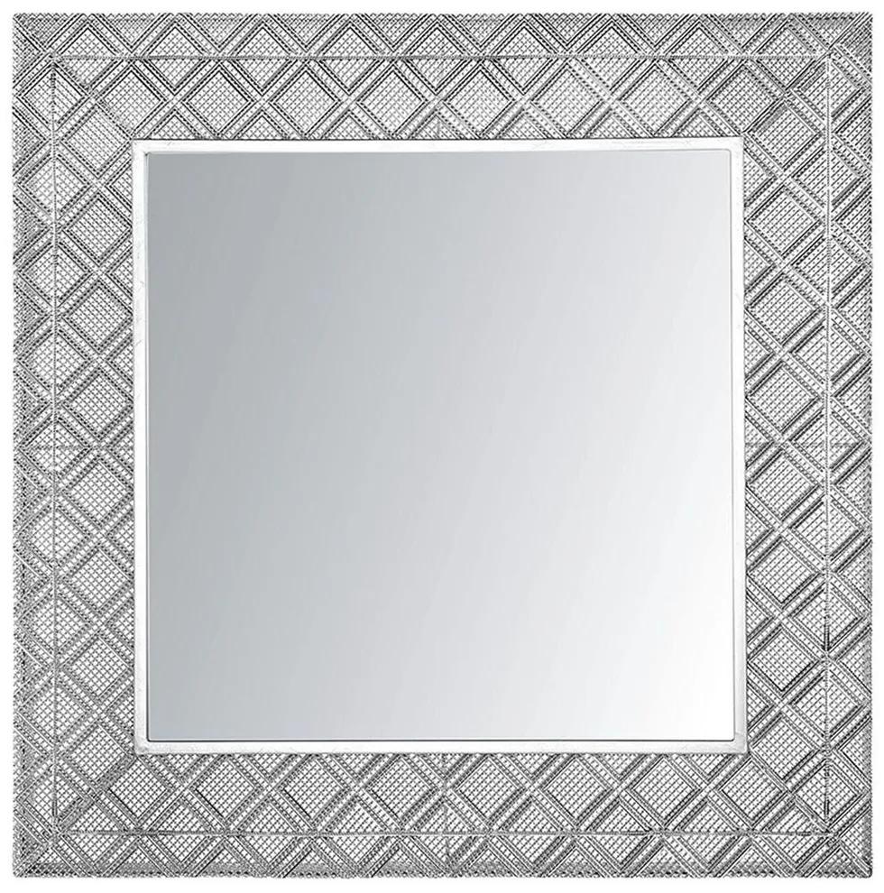 Espelho de parede 80 x 80 cm prateado EVETTES Beliani